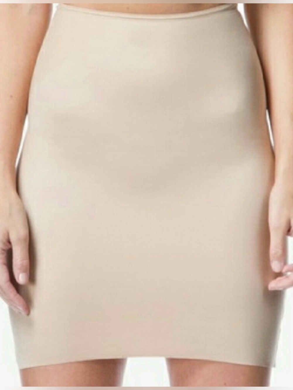 SPANX Nude A-Line Smoothing Slip Skirt